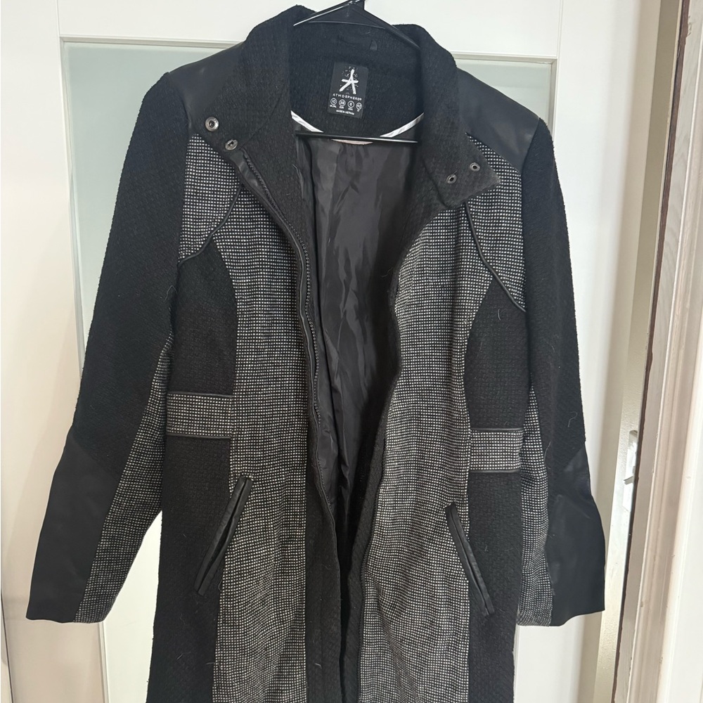 Atmosphere Textured Black Coat